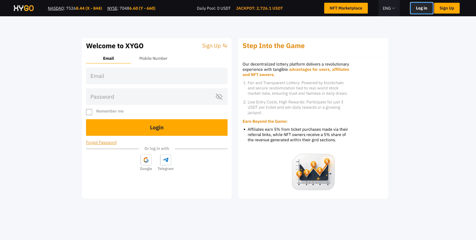 XY Protocol Dashboard Preview